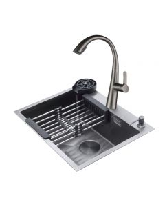 FREGADOR BOLONIA 76 CM DE LUJO ACERO INOXIDABLE