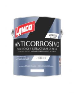 PINTURA ANTICORROSIVO OXIDO NEGRO LANCO VA1456-5 1/4GL