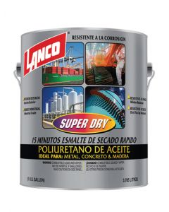 PINTURA SUPER DRY LANCO NEGRO SD904-4 GL