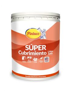 PINTURA  SUPER CUBRIMIENTO SATIN BLANCO GL