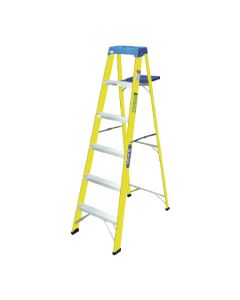 ESCALERA TIJERA FIBRA VIDRIO 4PIES  5646 (250LBS)