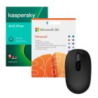 BUNDLE MICROSOFT 365 PERSONAL + KASPERSKY TOTAL SECURITY + MOUSE 1850