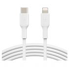 CABLE BELKIN BOOST LIGHTNING/USB-C 1M BLANCO (CAA003BT1MWH)