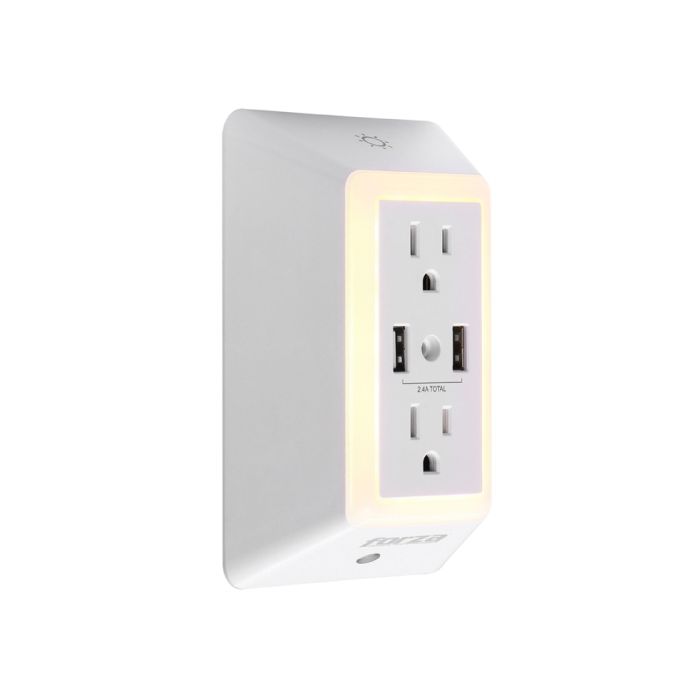  iFCOW Enchufe de pared multifuncional de 220 V con doble puerto  USB de 5 V 2.4 A1 toma de corriente eléctrica de pared USB toma de pared  enchufe de pared USB