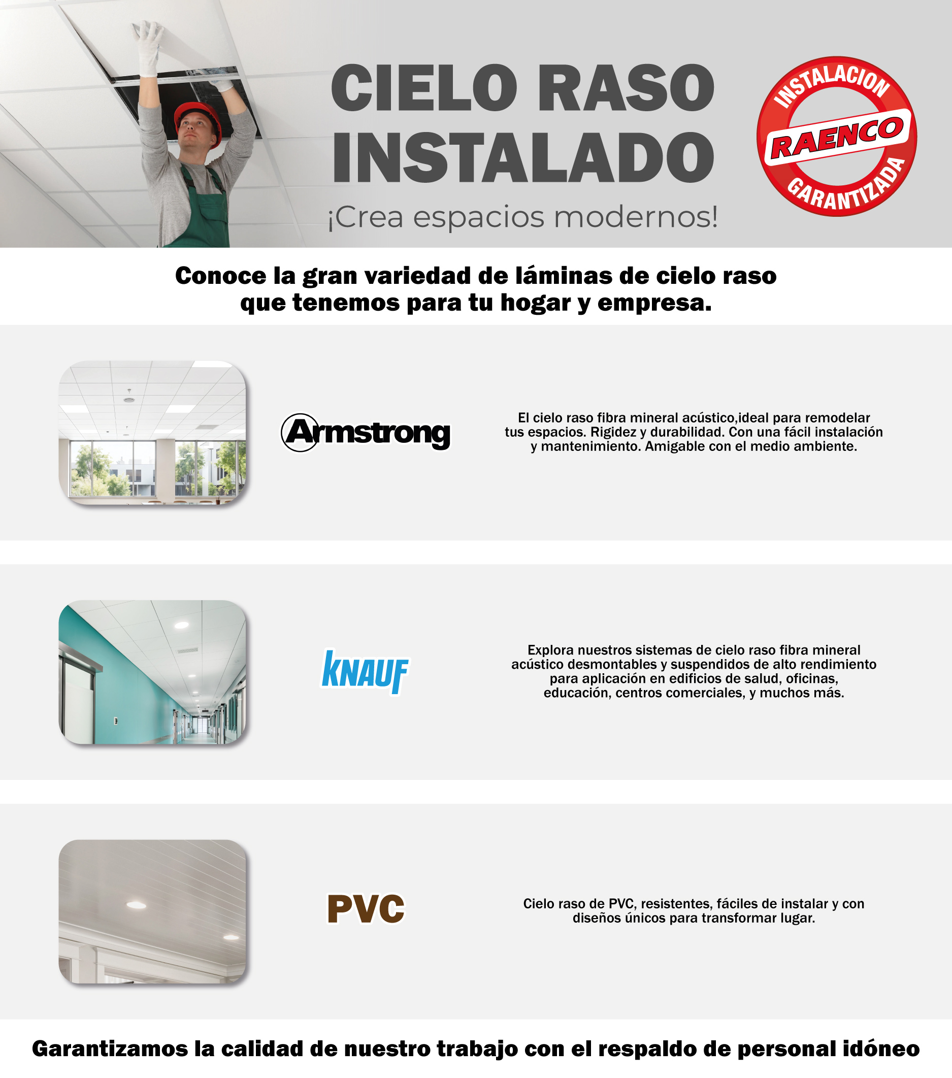 cielo raso